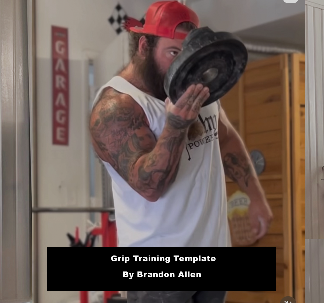 Grip Training Template