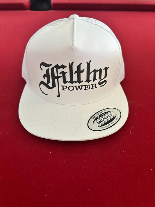 White Filthy Power Snap Back