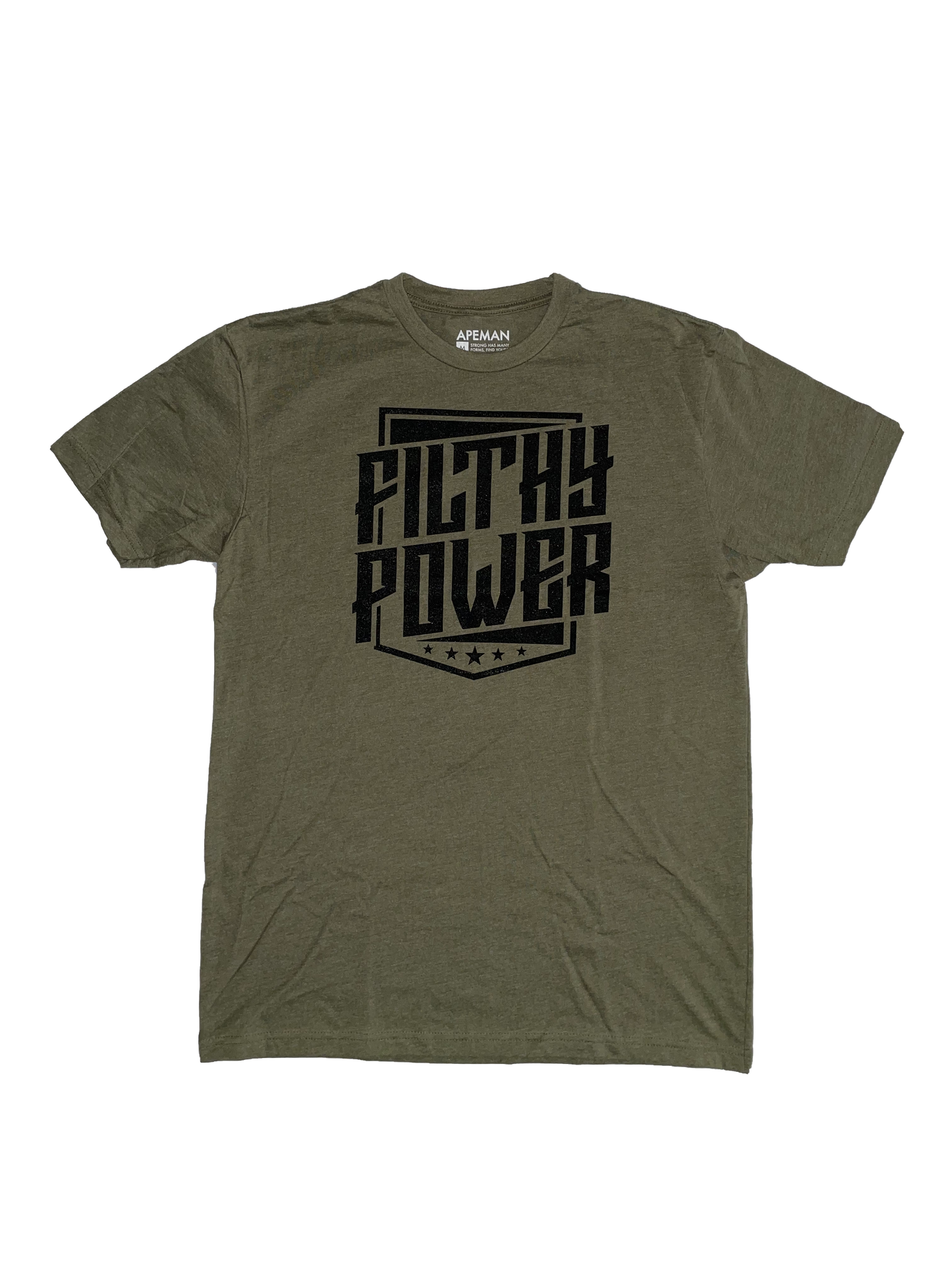 Olive Green FilthyPower badge T Shirt