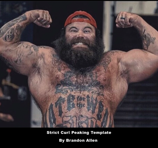 Strict Curl Peaking Template